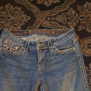 Rock Revival Light Blue Boot Cut Jeans